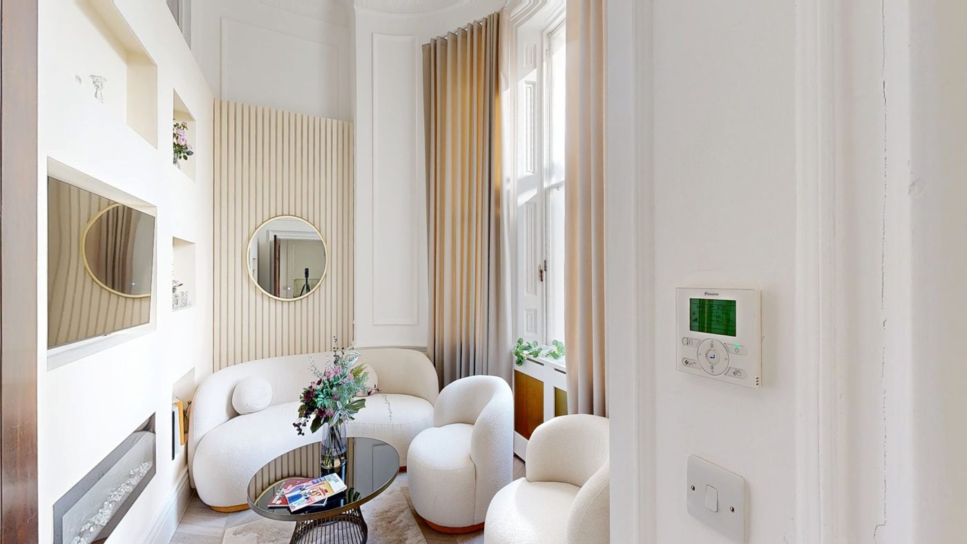 The Orchid Lounge at 82 Harley Street